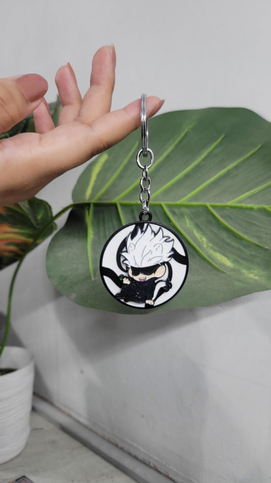 Gojo Satoru Anime Keychain – Jujutsu Kaisen